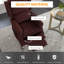 Fauteuil inclinable massant avec repose-pieds-576494118