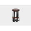 Stool with Metal Frame-85766735