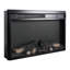 Foyer électrique encastrable 26 po, chauffage ultra-mince, bûche, flamme réaliste, télécommande, chaleur de 1400 W, 5 000 W, 11 réglages de température, 4 réglages de luminosité de la flamme, double insert de protection avec