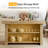 Kitchen Island with 2-Tier Storage