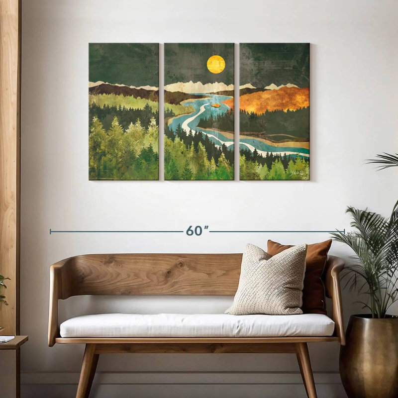 Alvord Mountain clair de lune, H 28 po x l 45 po