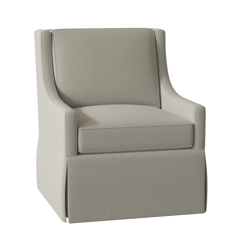 Kimball Swivel Slipcovered Armchair, Barley (8789 07), Swivel