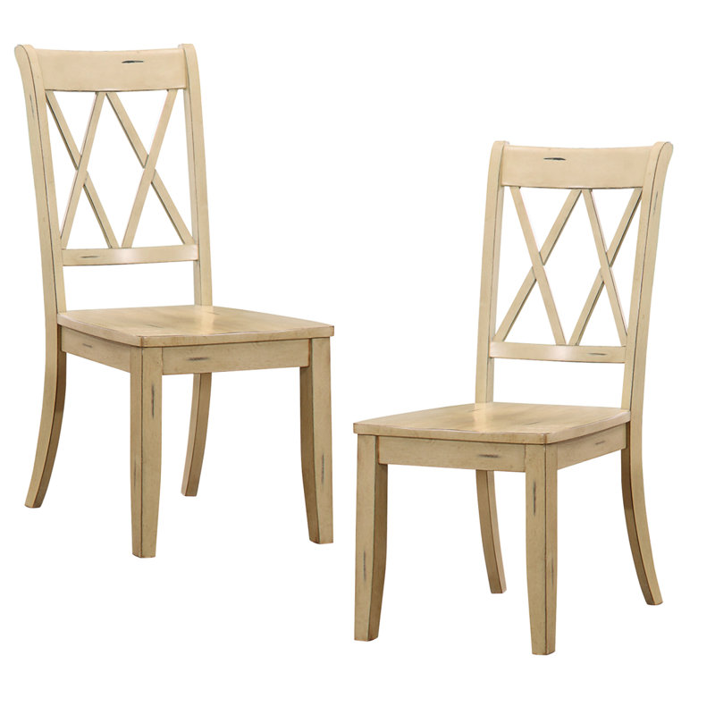 Ensemble de 2 chaises d'appoint Casual, Naturel
