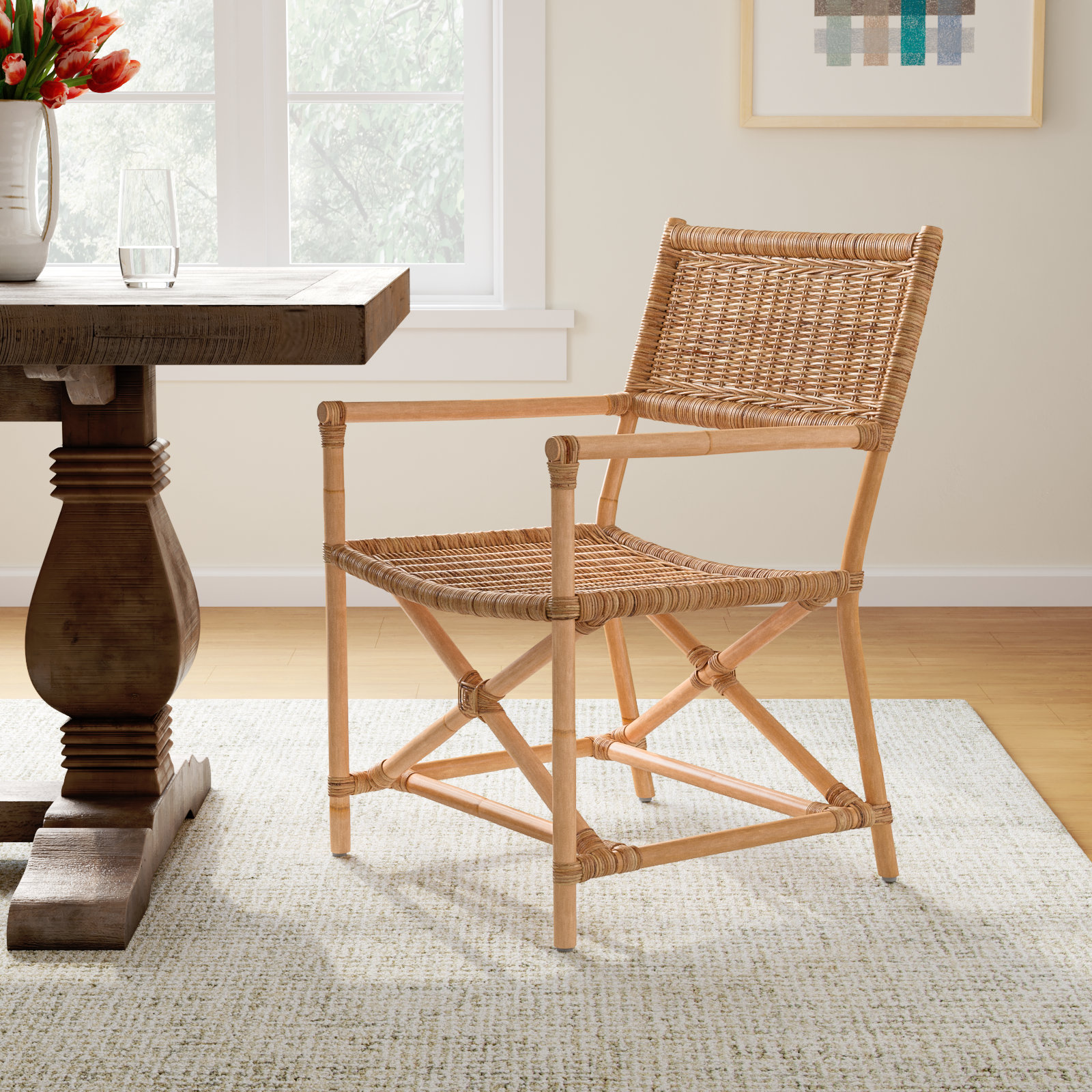 Delphia Woven Arm Chair