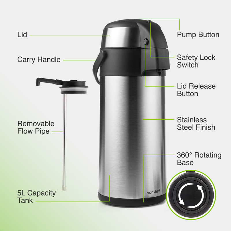 Pump Action 5 L Airpot