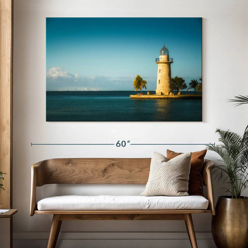 Aletra Boca Chita Lighthouse, 34" H x 51" W