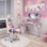 Bureau d'ordinateur de jeu en carbone Modern Techni Sport TS-200 avec tablettes