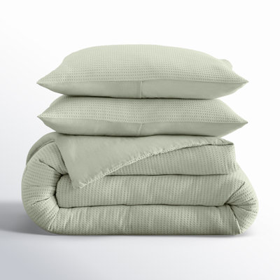 Felix Waffle Cotton Comforter Set