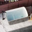 Baignoire japonaise moderne en acrylique durable et profonde