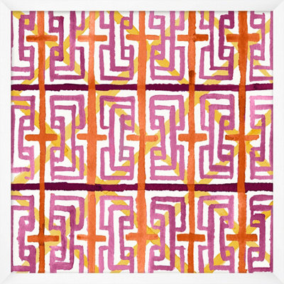 Magenta Geo Pattern 5 Painting