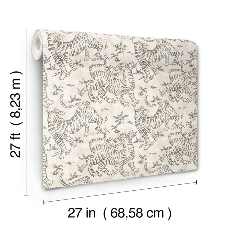 Abstract Wallpaper Roll, White