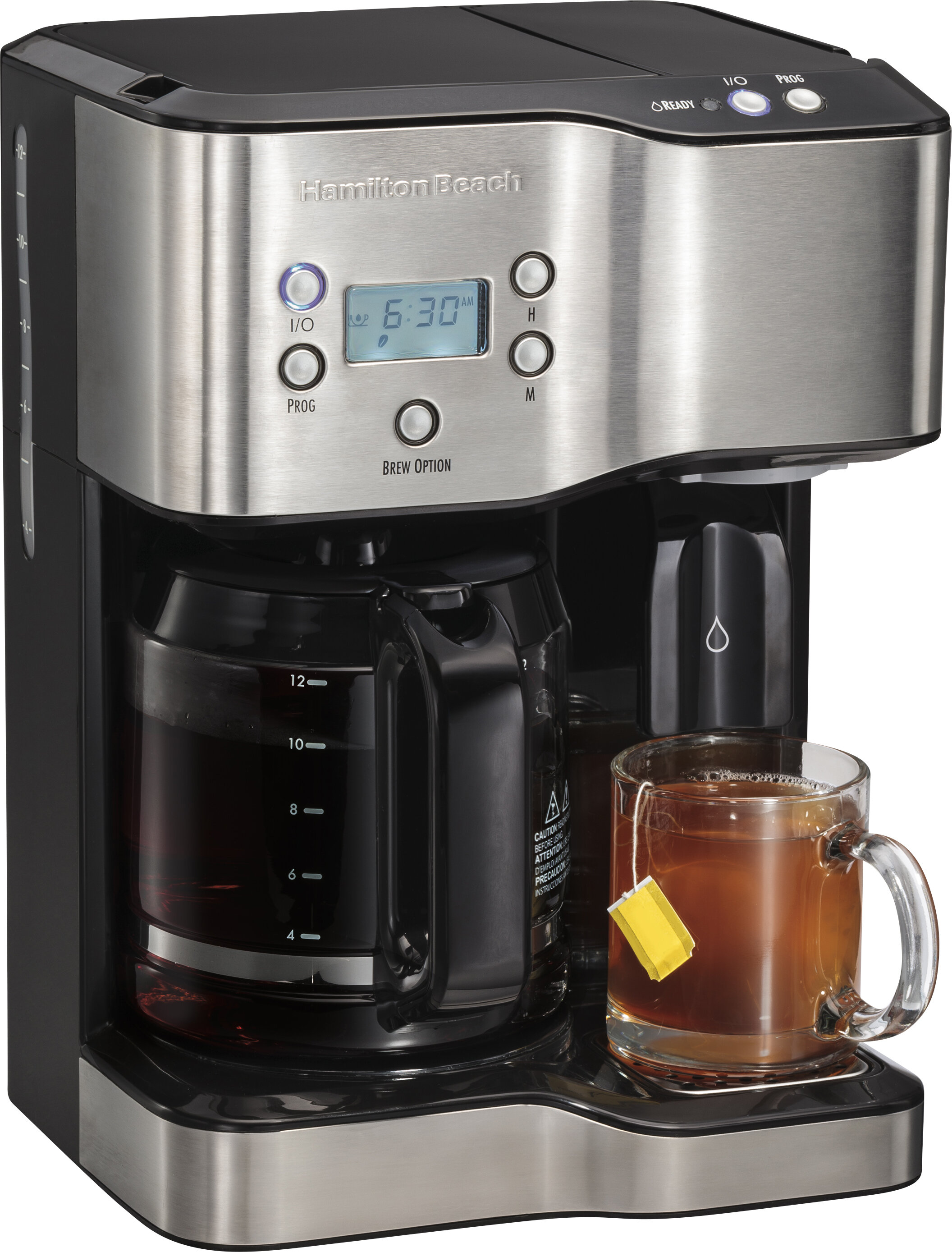 Hamilton Beach 12-Cup Coffee Maker with Hot Water Dispenser