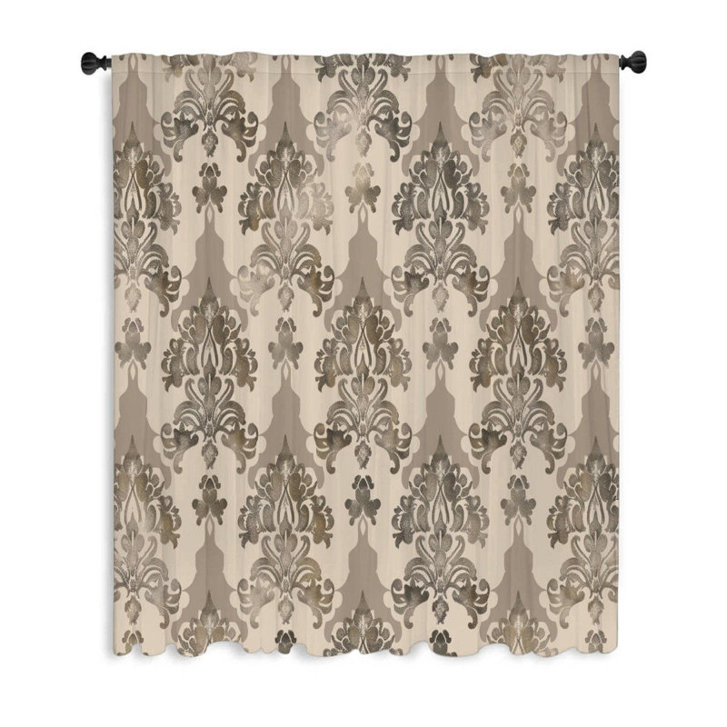 Rideau transparent en polyester Sopaul, L 53 po x L 87 po