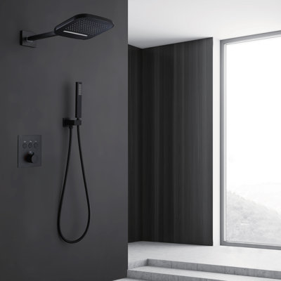 Complete Shower System with Rain Shower Heads