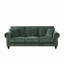 Canapé confortable en chenille rembourré de mousse, élégance de salon moderne