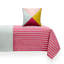 Triangle Pink Patchwork Pillow