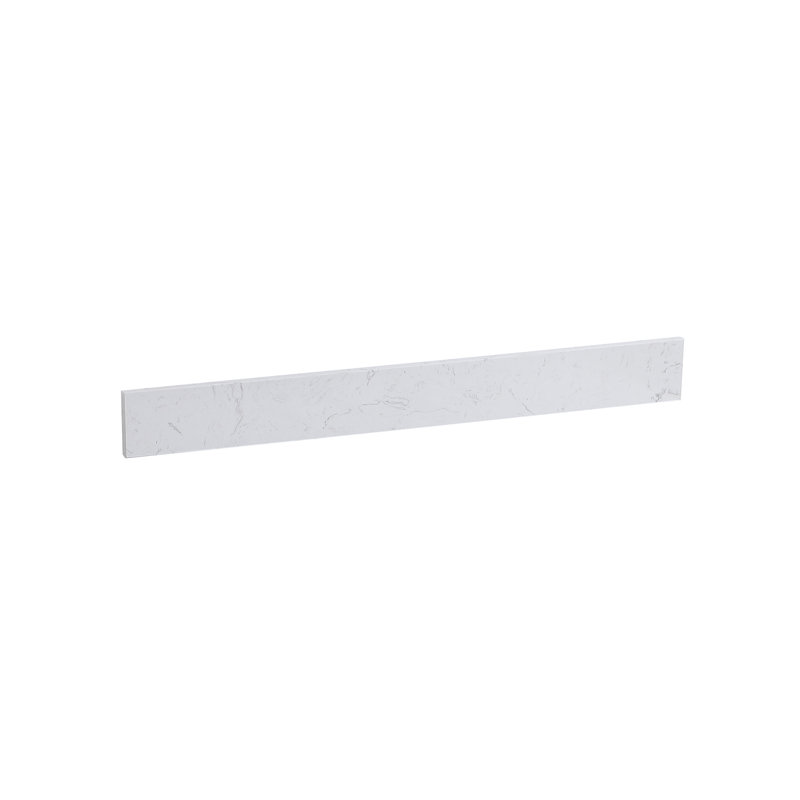 Dosseret de 36 pouces Jake-James en blanc Calacatta
