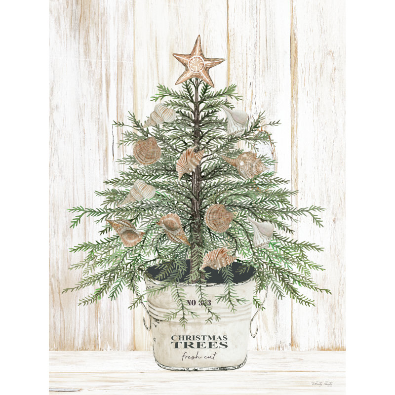 «Asaf Coastal Christmas Tree», impression sur toile tendue, H 12 po x l 8 po