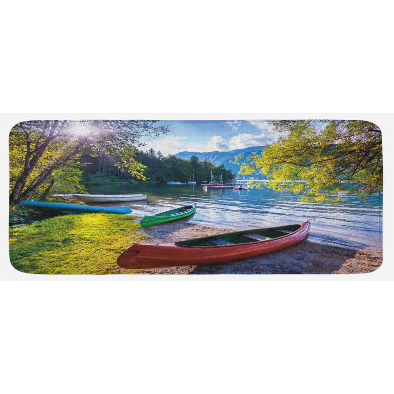 Tapis de cuisine paysage