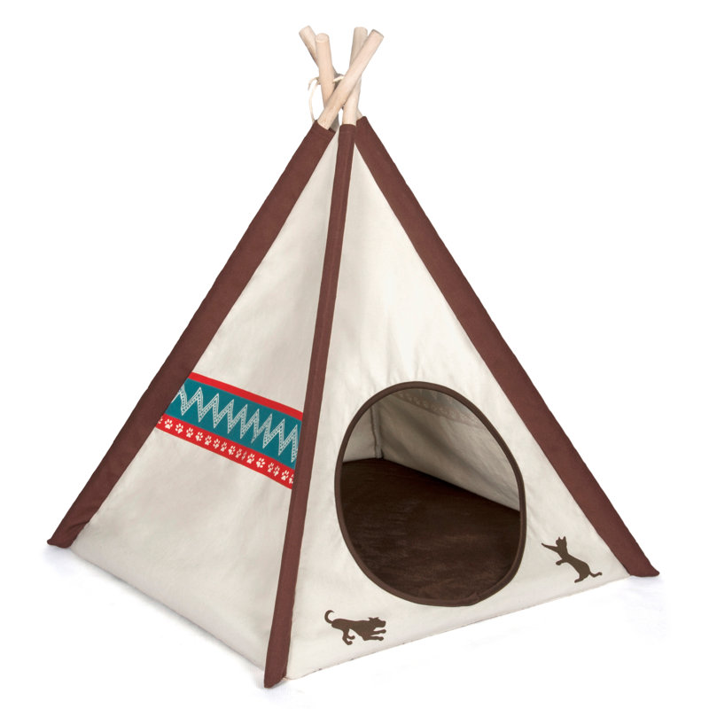 P.L.A.Y. Teepee Tent for Cat or Dog, Classic P.L.A.Y. Teepee Tent for Cat or Dog, Classic