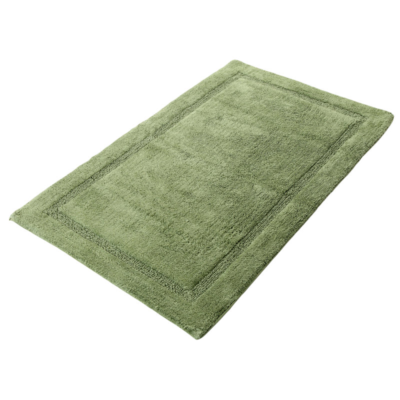 Tapis pour salle de bain Pullum, 34 po x 21 po, Sauge vert