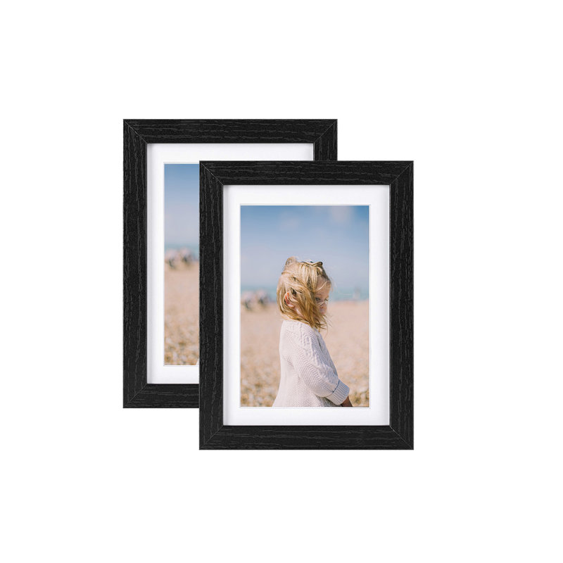 Cadre photo Berrilee, Noir, 2, 4 po x 6 po