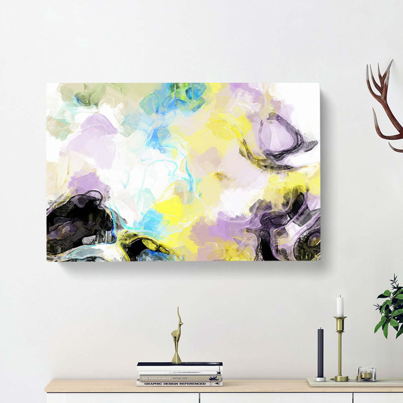 Feel The Rhythm In Abstract - Wrapped Canvas Painting, 35cm H x 50cm W x 3cm D