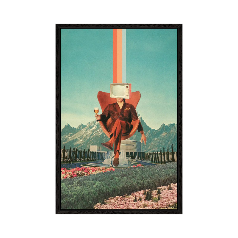 Enemy 1 Piece Wall Art on Canvas, 66.04 cm H x 45.72 cm W, Black Framed