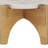 5" Planter On Wooden Stand, Gray
