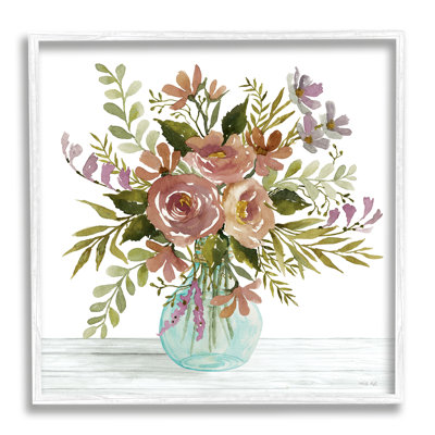 Bb-188-Framed " Abstract Rustic Bouquet " by Cindy Jacobs