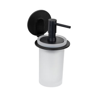 Turbo-Loc Bivio Black Matt Soap / Lotion Dispenser
