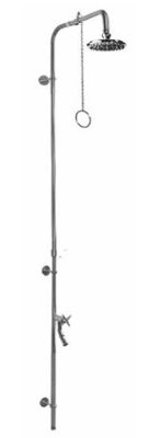 Stainless Steel Wall Mounted Outdoor Shower