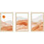 «Ayia Mountain Range Trio - lot de 3» par Amy Lighthall, reproduction d'art encadrée-61462078-61462073