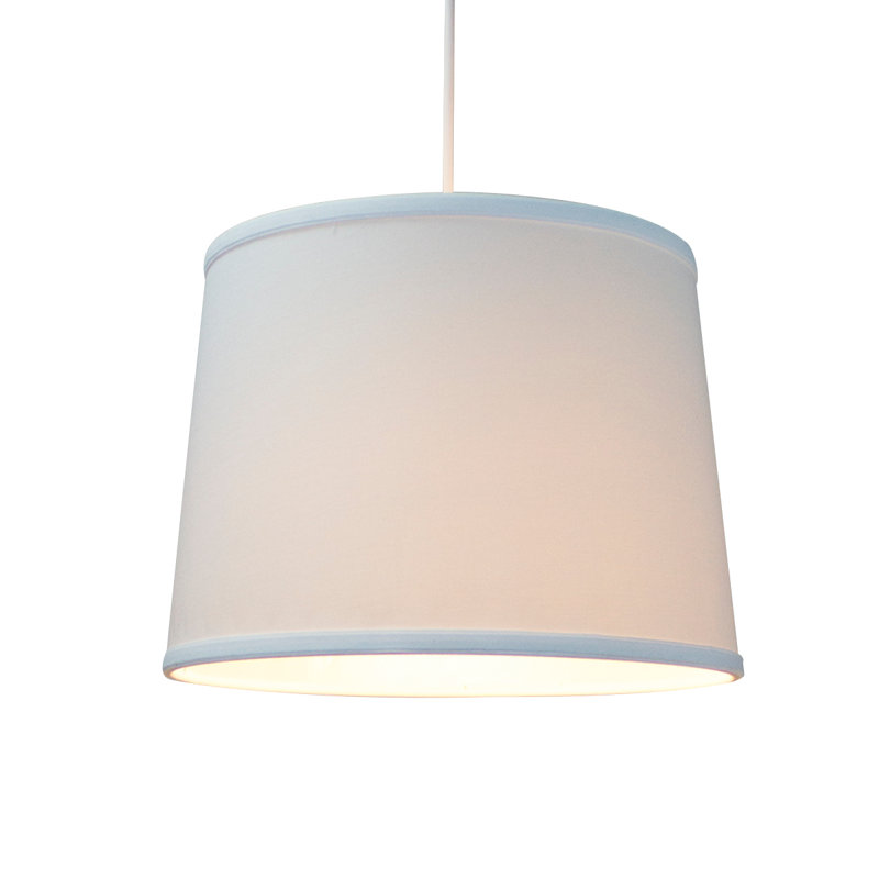 Detweiler 1 - Light Single Pendant, 10" H x 14" W x 14" D, White