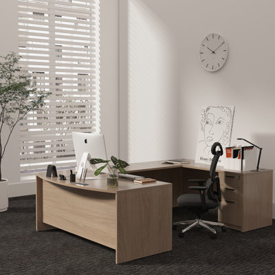 U-Shaped Executive Desk