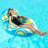 Pool Lounger with Big Seatback Inflatables