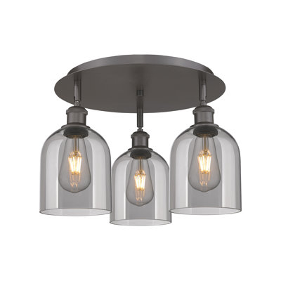 Odaniel Glass Semi Flush Mount