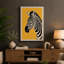 Striped Profile Graphic - Wrapped Canvas-1978734333-1978734334