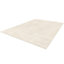 Tiffany Smooth Low Pile Semi-Plain Cream Rug-23990149