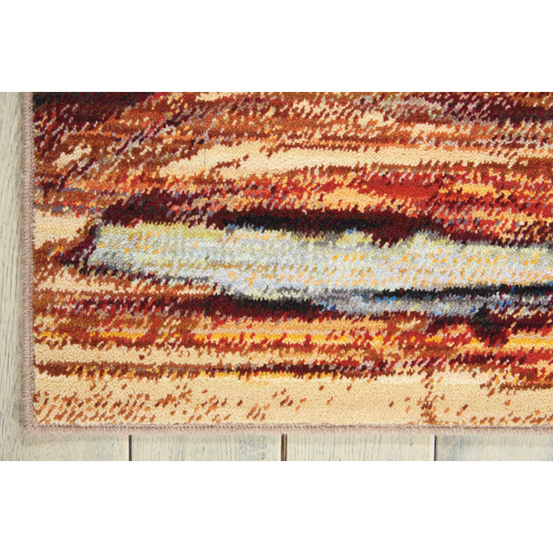 Ostby Abstract Indoor Rug, Rectangle 9'9" x 12'8"