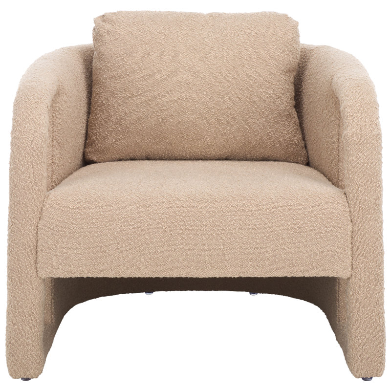 Potters Upholstered Armchair, Tan Boucle