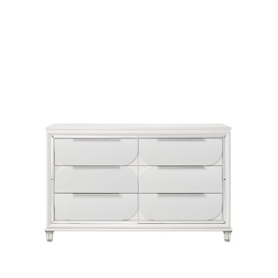 Commode Tarian, finition blanc perle