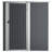 vidaXL Garden Shed Anthracite 71.1"x38.2"x82.5" Galvanized Steel-113007972