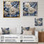«Pure White and Blue Chrysanthemums Beauty - Chrysanthemums», reproduction sur toile encadrée-964008266-964008267