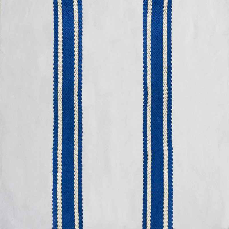 Luis Bustamante Caracas Cotton Blend Performance Fabric, Azul