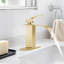 Effortless Control Stainless Steel Single-handle Design For Modern Bathroom Upgrades - Brushed Gold Finish