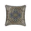 WESTON - BLUE 20" SQUARE DECORATIVE THROW PILLOW