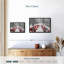 Impression sur toile rouge avec neige-1081991601