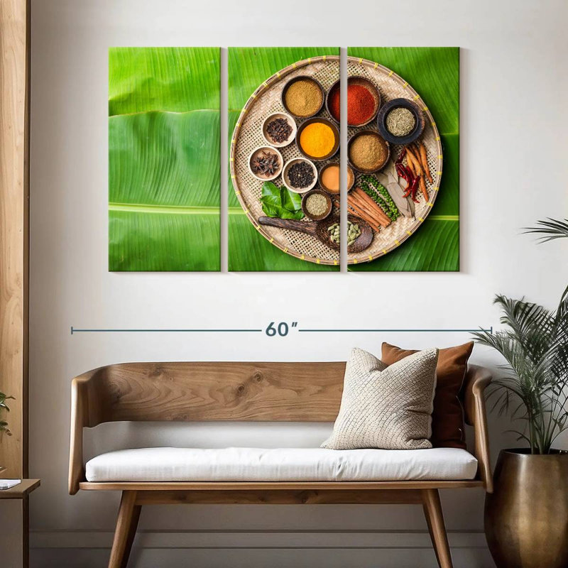 Yarlin Asian Spices And Herbs, 32" H x 50" W