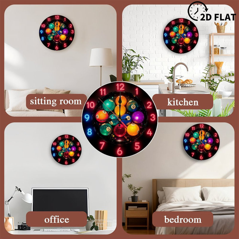 Colorful Pool Balls Game Set Accessories